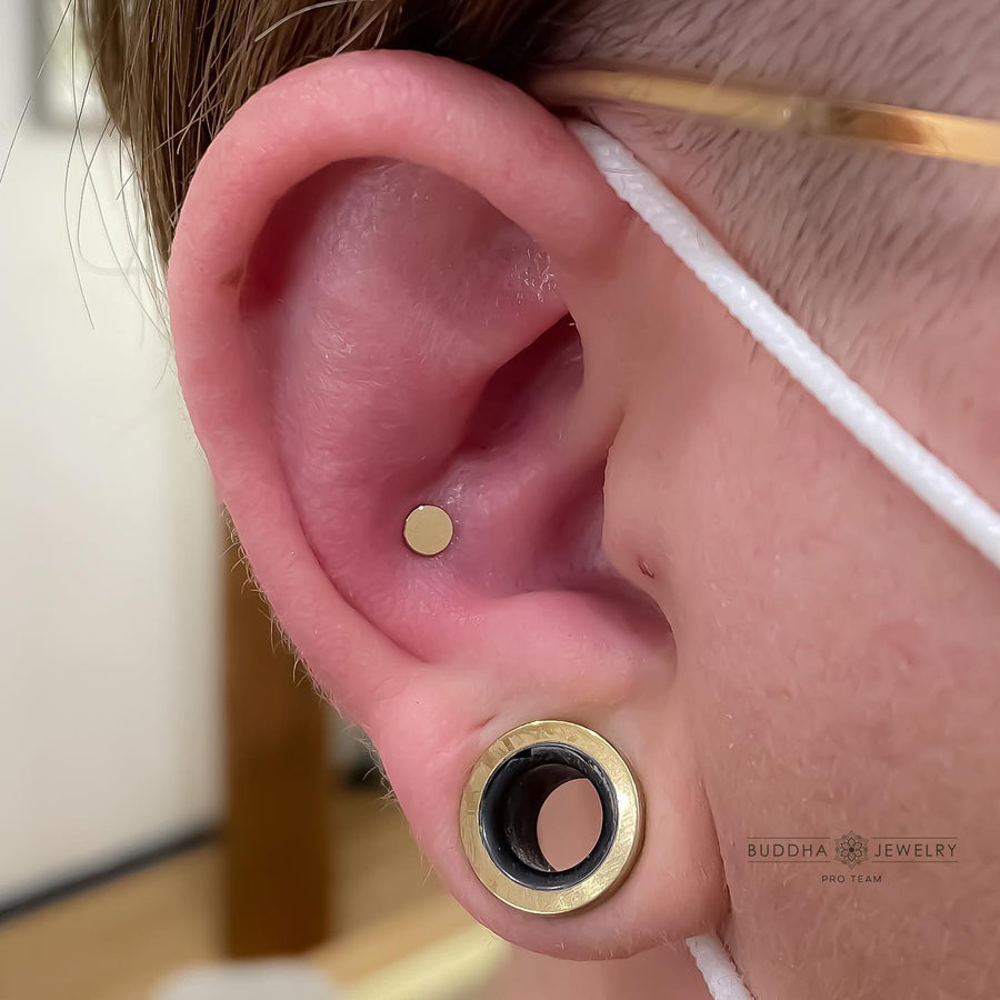 Threadless Ends | Gold Body Piercing Jewelry | Ear Piercing Jewelry ...