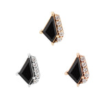 Elevate Threadless End with Black Spinel Threadless Ends Buddha Jewelry