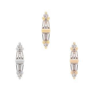 Essential - CZ - Threadless End Threadless Ends Buddha Jewelry   