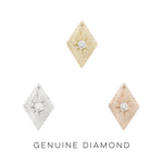 Etoile Threadless End with Diamond Threadless Ends Buddha Jewelry