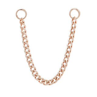 Faceted Chain Chains Buddha Jewelry Rose Gold 16.0 mm 