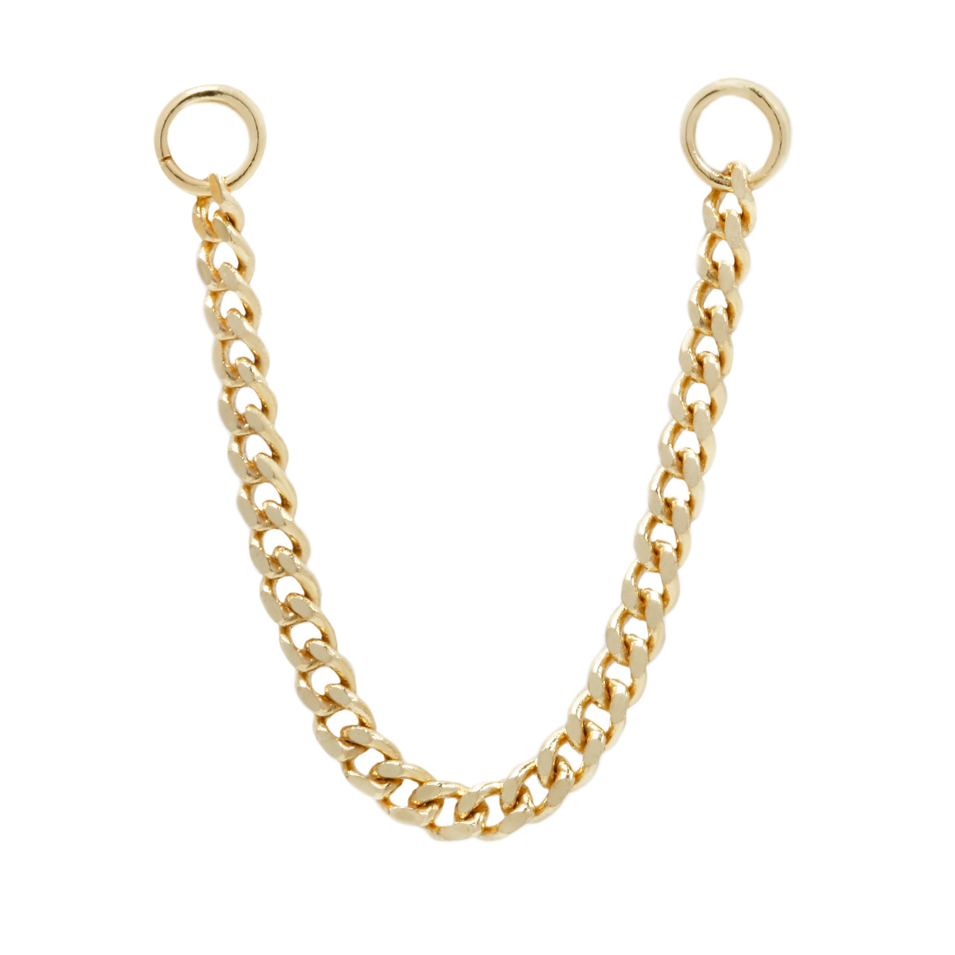 Faceted Chain Chains Buddha Jewelry 14k Yellow Gold 16mm