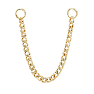 Faceted Chain Chains Buddha Jewelry Yellow Gold 16mm 