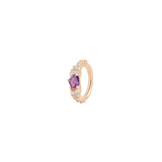 Inspiration - Amethyst - Clicker Clickers Buddha Jewelry Rose Gold  