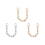 Languid Chain with CZ Chains Buddha Jewelry