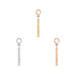 Labyrinth Charm with CZ Charms Buddha Jewelry