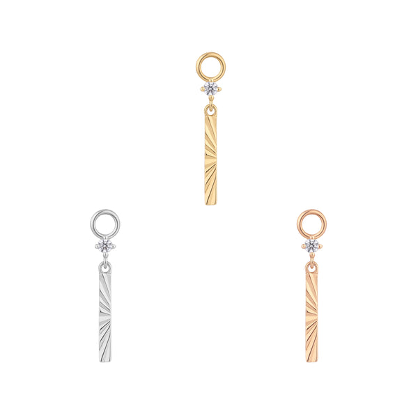 Labyrinth Charm with CZ Charms Buddha Jewelry