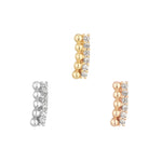 Prophesy Threadless End with CZ Threadless Ends Buddha Jewelry