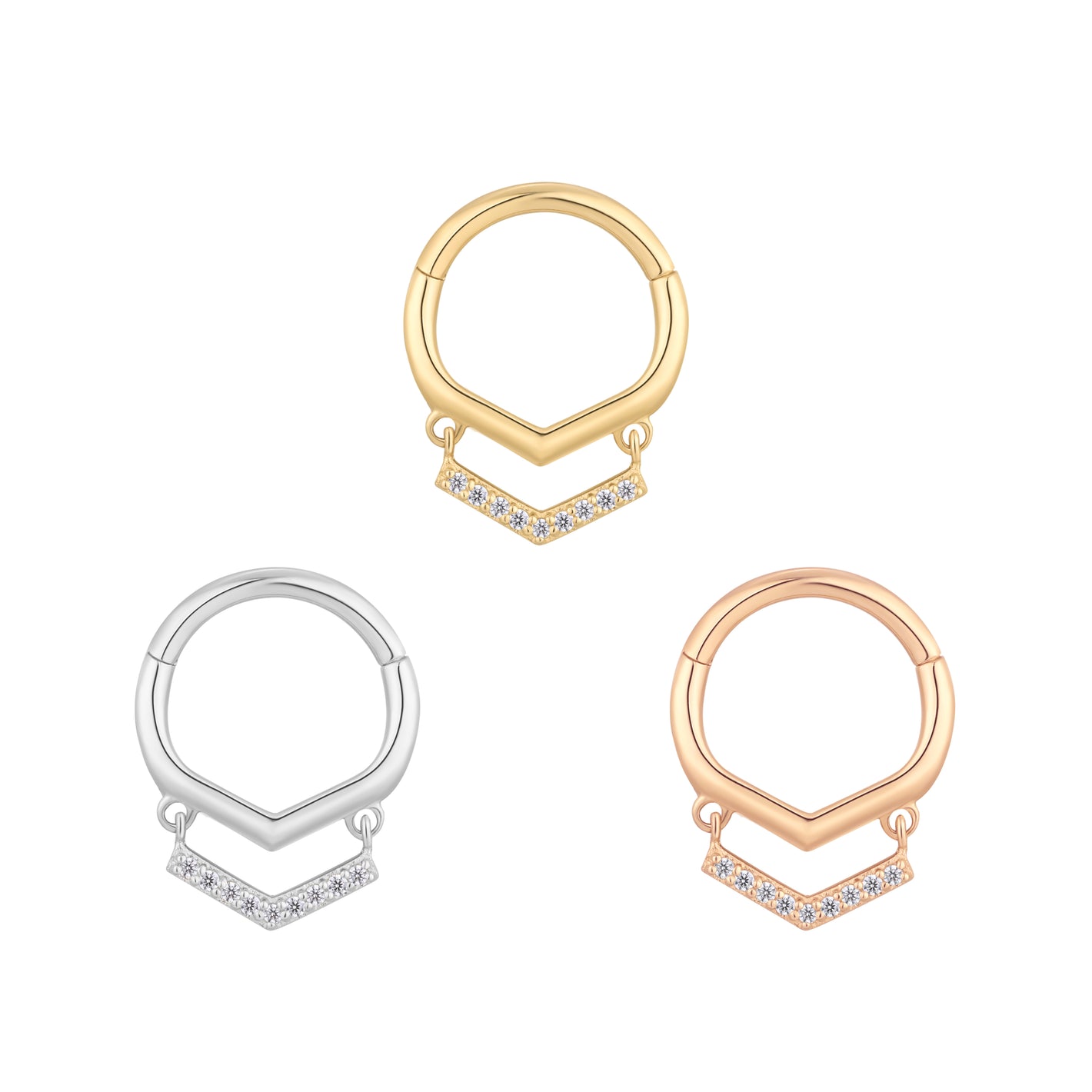 Ain't No Disco Clicker with CZ Clickers Buddha Jewelry