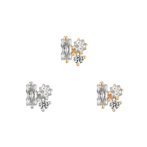 Mood Threadless End with CZ Threadless Ends Buddha Jewelry