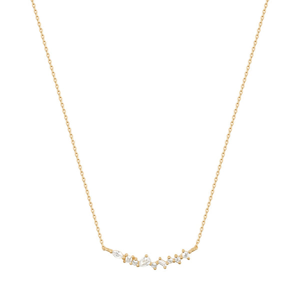 RION x Buddha Jewelry Emrys Necklace with White Topaz Necklaces RION x Buddha Jewelry