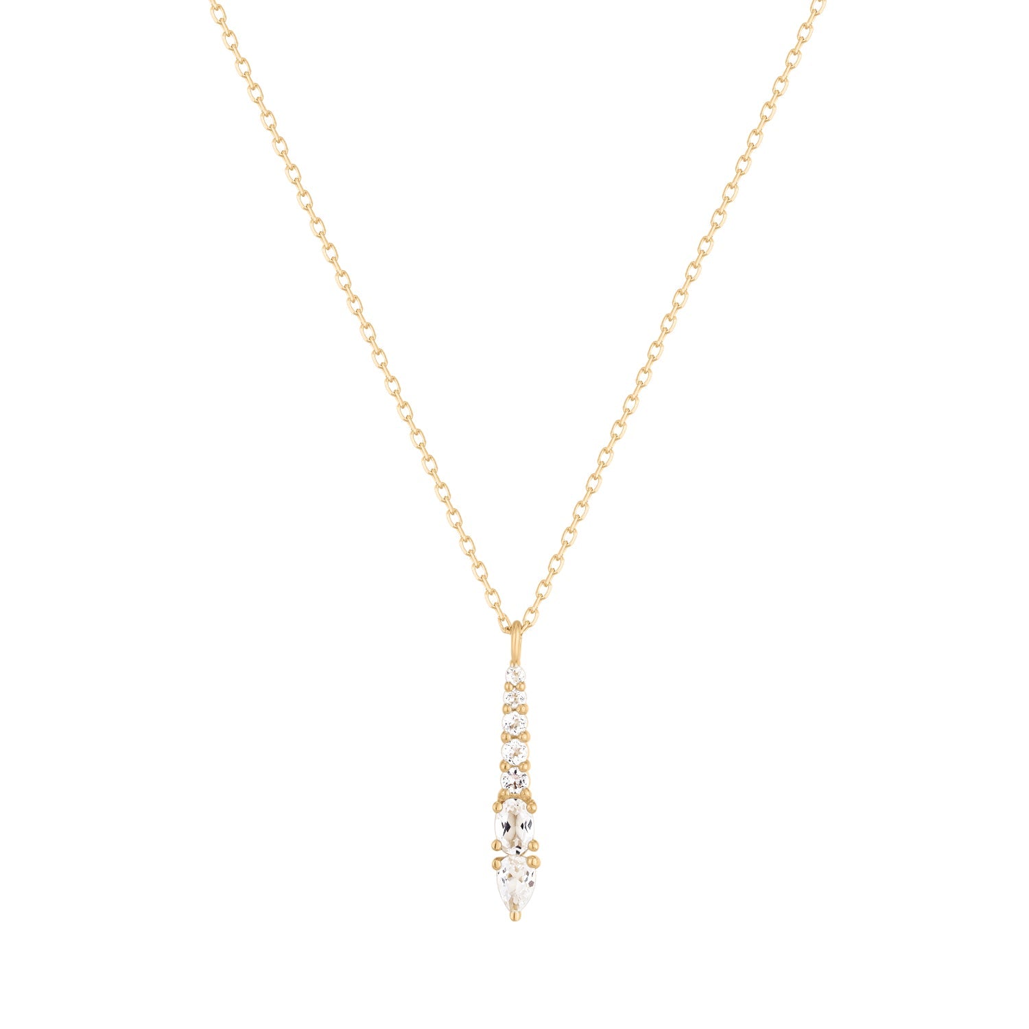 RION x Buddha Jewelry Sienna Necklace with White Topaz Necklaces RION x Buddha Jewelry