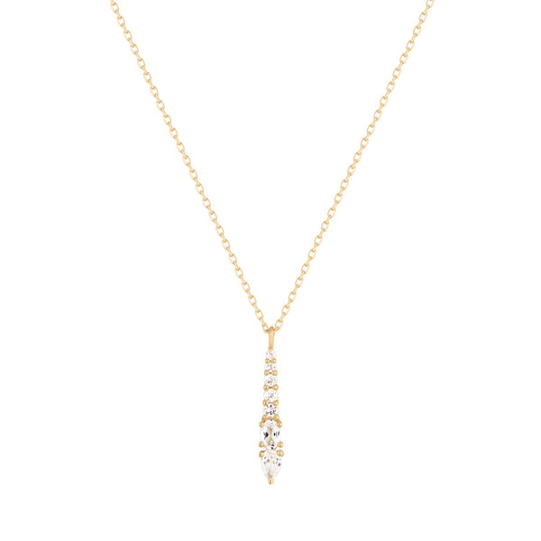 RION x Buddha Jewelry Sienna Necklace with White Topaz Necklaces RION x Buddha Jewelry