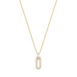 RION x Buddha Jewelry Link Necklace with Diamond Necklaces RION x Buddha Jewelry