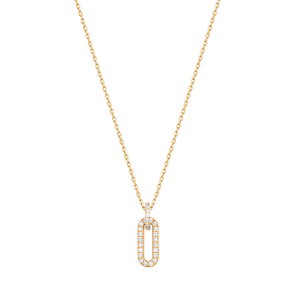 RION x Buddha Jewelry Link Necklace with Diamond Necklaces RION x Buddha Jewelry