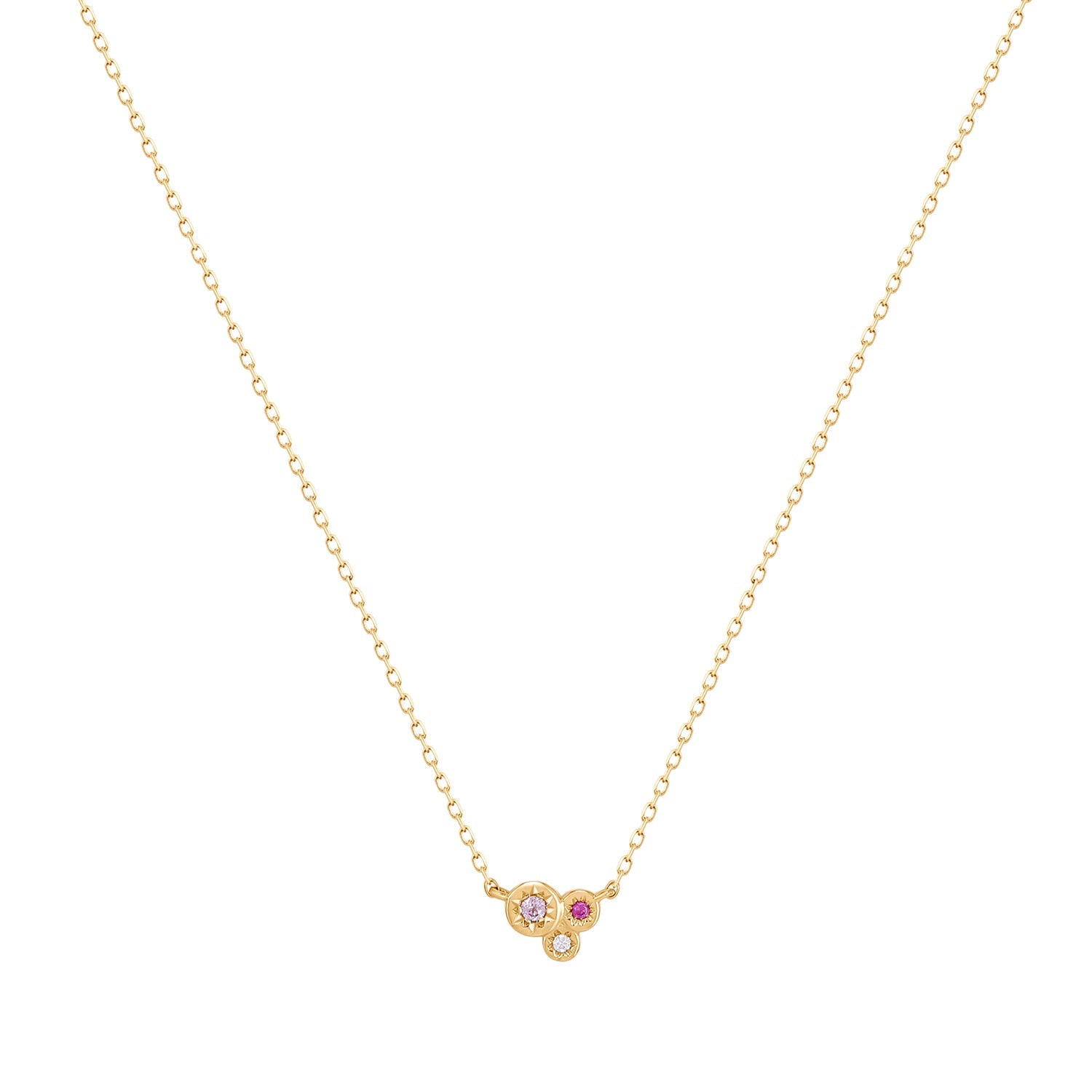 RION x Buddha Jewelry Poppi Necklace with Ruby Necklaces RION x Buddha Jewelry