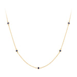 RION x Buddha Jewelry Insight Necklace with Blue Sapphire Necklaces RION x Buddha Jewelry