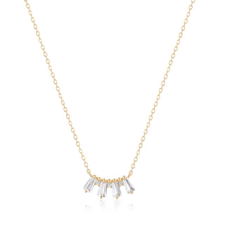RION x Buddha Jewelry Crown Jewels Necklace - White Sapphire Necklaces RION x Buddha Jewelry   