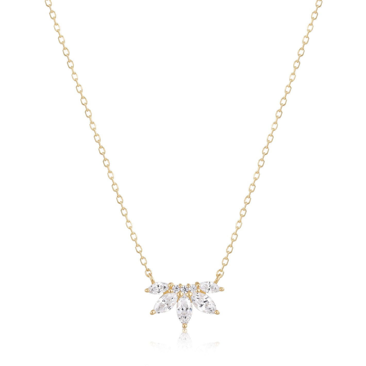 RION x Buddha Jewelry Valentina Necklace with Diamond Necklaces RION x Buddha Jewelry