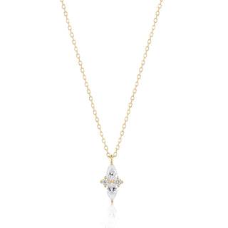 RION x Buddha Jewelry Ethereal Necklace - White Sapphire Necklaces RION x Buddha Jewelry   