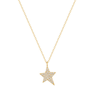 RION x Buddha Jewelry Starlight Gold Necklace - Genuine Diamond Necklaces RION x Buddha Jewelry Yellow Gold  