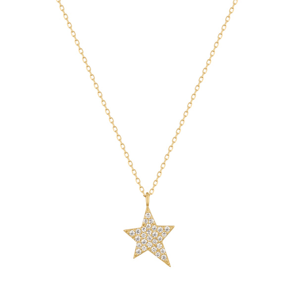 RION x Buddha Jewelry Starlight Necklace with Diamond Necklaces RION x Buddha Jewelry 14k Yellow Gold