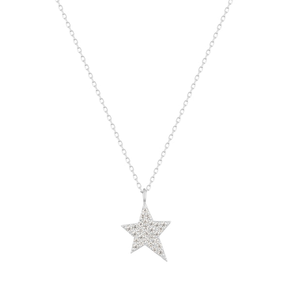 RION x Buddha Jewelry Starlight Necklace with Diamond Necklaces RION x Buddha Jewelry 14k White Gold