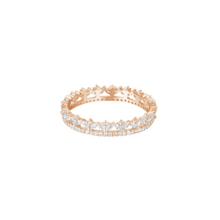 RION x Buddha Jewelry The Purfect Finger Ring - White Sapphire Finger Ring RION x Buddha Jewelry Rose Gold Size 6.25 