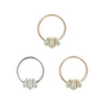 Gemma Trios Seam Ring with Mercury Mist Seam Rings Buddha Jewelry