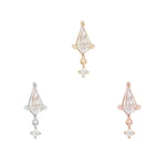 It's All Happening Threadless End with CZ Threadless Ends Buddha Jewelry