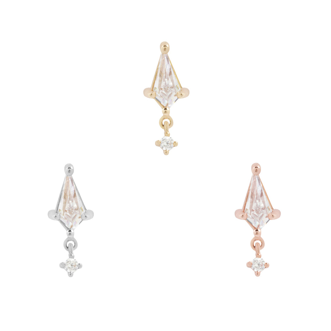 It's All Happening Threadless End with CZ Threadless Ends Buddha Jewelry