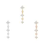 Kiera Threadless End with CZ Threadless Ends Buddha Jewelry