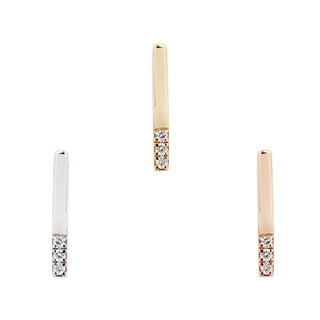 Love Line - Genuine Diamond Threadless End Threadless Ends Buddha Jewelry Organics   