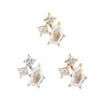 Lyra Threadless End with CZ Threadless Ends Buddha Jewelry