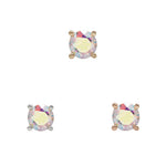 Prong Gem Threadless End with Mercury Mist Topaz Threadless Ends Buddha Jewelry