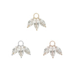 Moet Charm with White Topaz Charms Buddha Jewelry