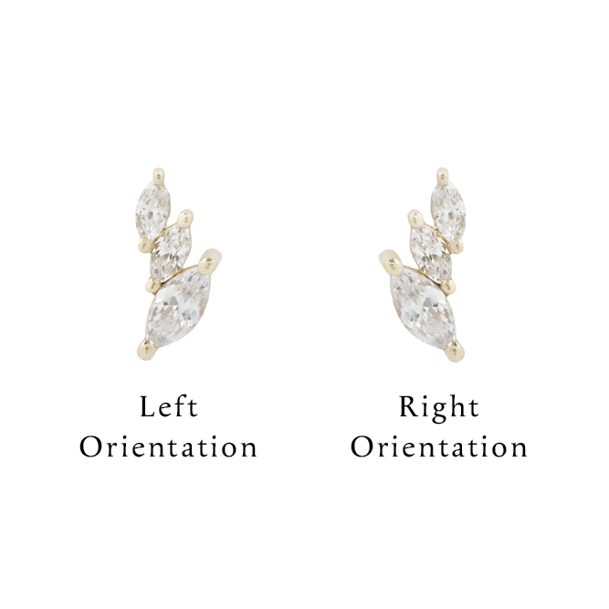 Multiplicity Threadless End with CZ Threadless Ends Buddha Jewelry