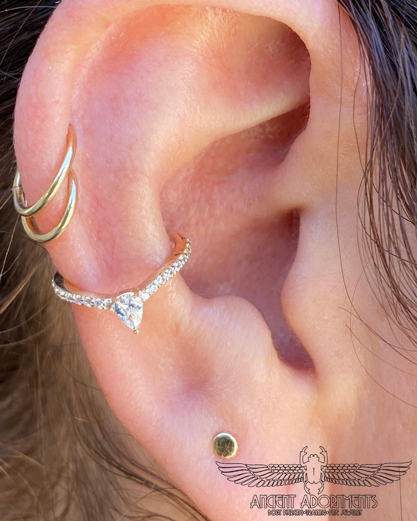 Nyx Clicker with CZ Clickers Buddha Jewelry