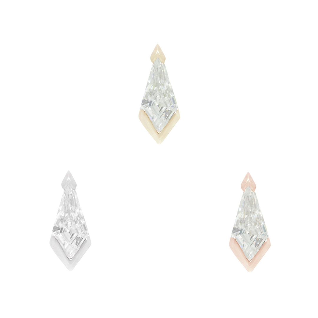 No Sleep Till Brooklyn Threadless End with CZ Threadless Ends Buddha Jewelry