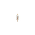Oh My My! Threadless End with CZ Threadless Ends Buddha Jewelry 14k Yellow Gold