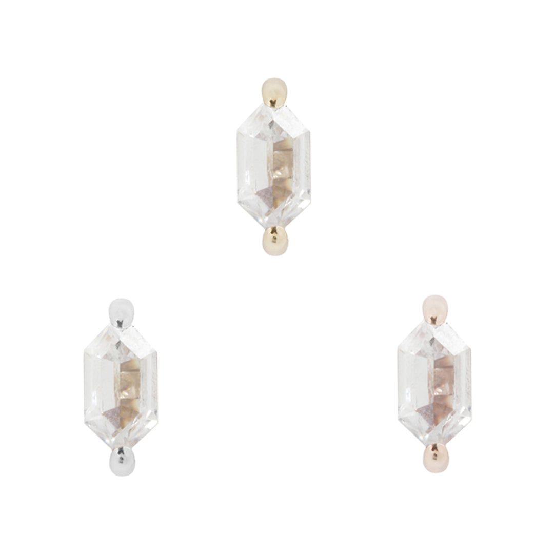 Oh My My! Threadless End with CZ Threadless Ends Buddha Jewelry