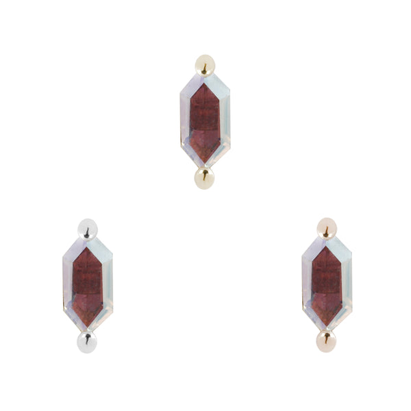 Oh My My! Threadless End with Mercury Mist Topaz Threadless Ends Buddha Jewelry