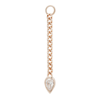 Painkiller Chain Charm - CZ Charms Buddha Jewelry Rose Gold  