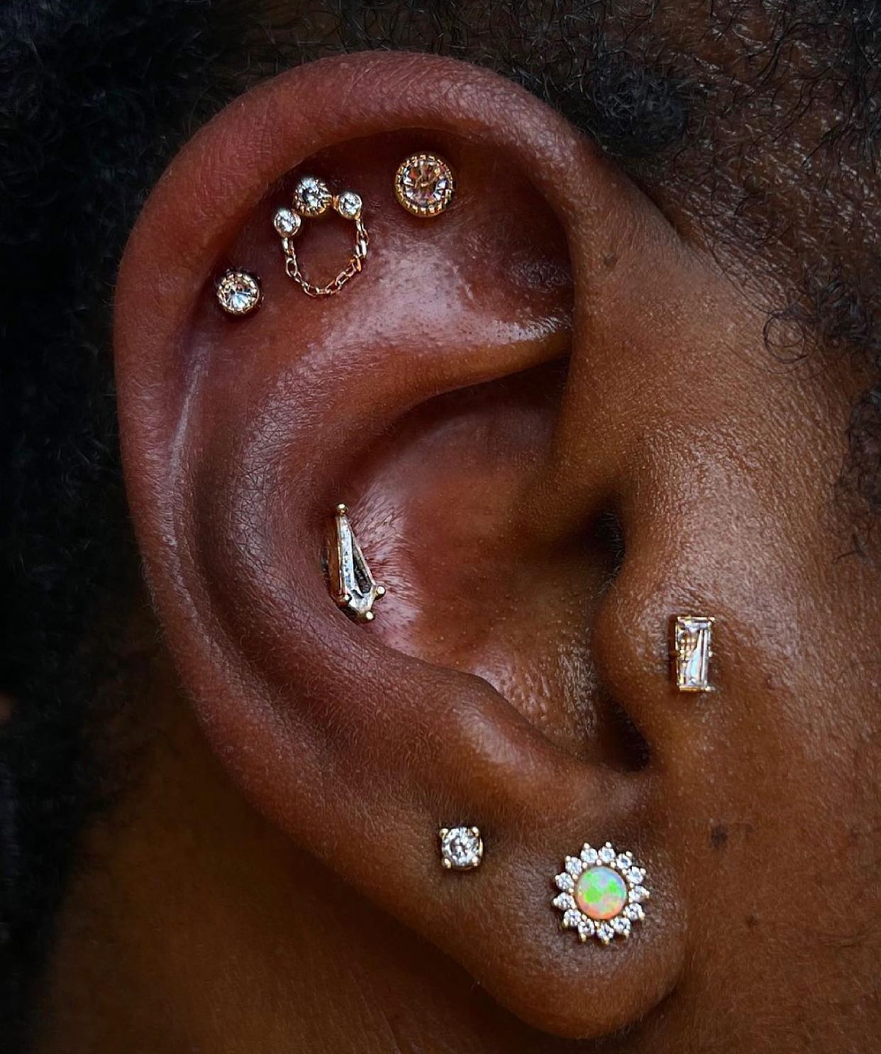 Halston Threadless End with CZ Threadless Ends Buddha Jewelry