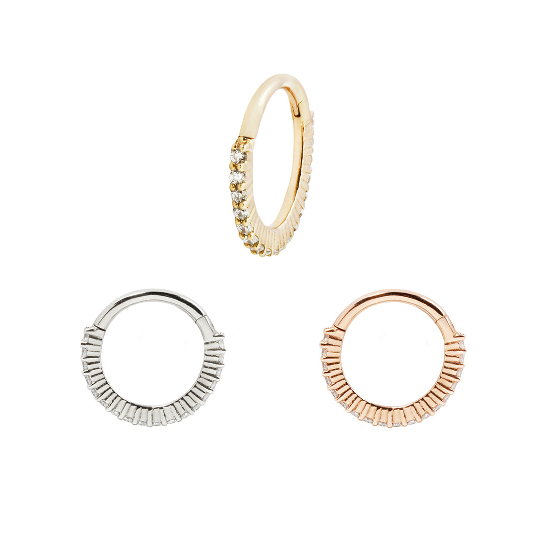 Radiant Clicker with CZ Clickers Buddha Jewelry