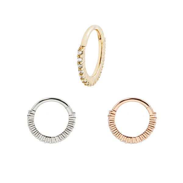 Radiant Clicker with CZ Clickers Buddha Jewelry