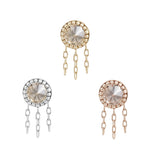 Rebel Rebel Threadless End with Reverse Set CZ Threadless Ends Buddha Jewelry