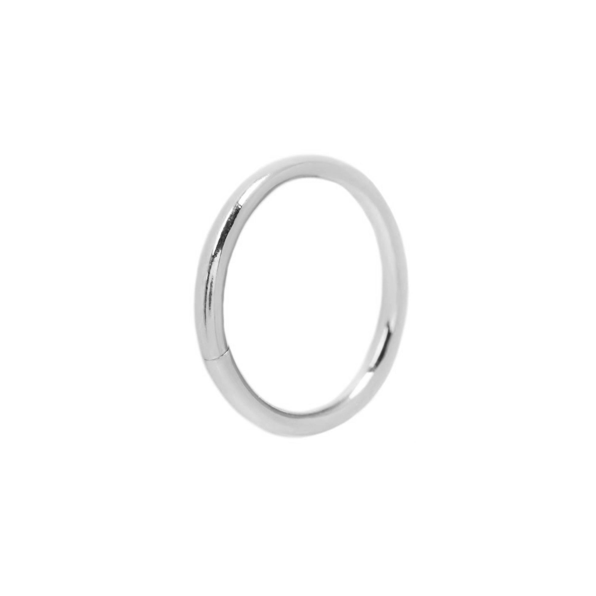 Seam Ring Seam Rings Buddha Jewelry 14k White Gold 20g 1/4" (6.5mm)