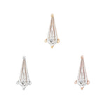 Soho Threadless End with CZ Threadless Ends Buddha Jewelry