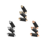 Staxx Threadless End with Black Spinel Threadless Ends Buddha Jewelry